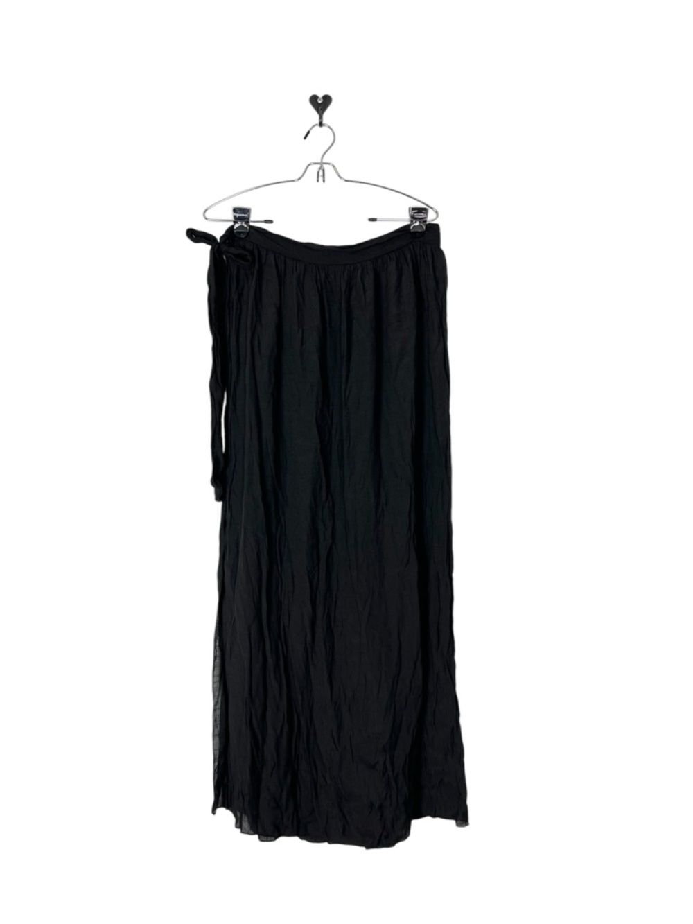 Swim Suit Wrap Sarong Cover Up long‎ Maxi Skirt Black gauzy One Size